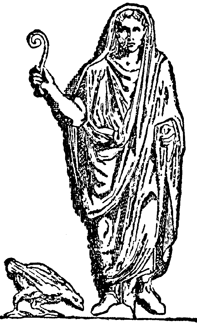 An augur — the Roman priest who read omens from the flight of birds